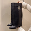 Black Silver Buckle